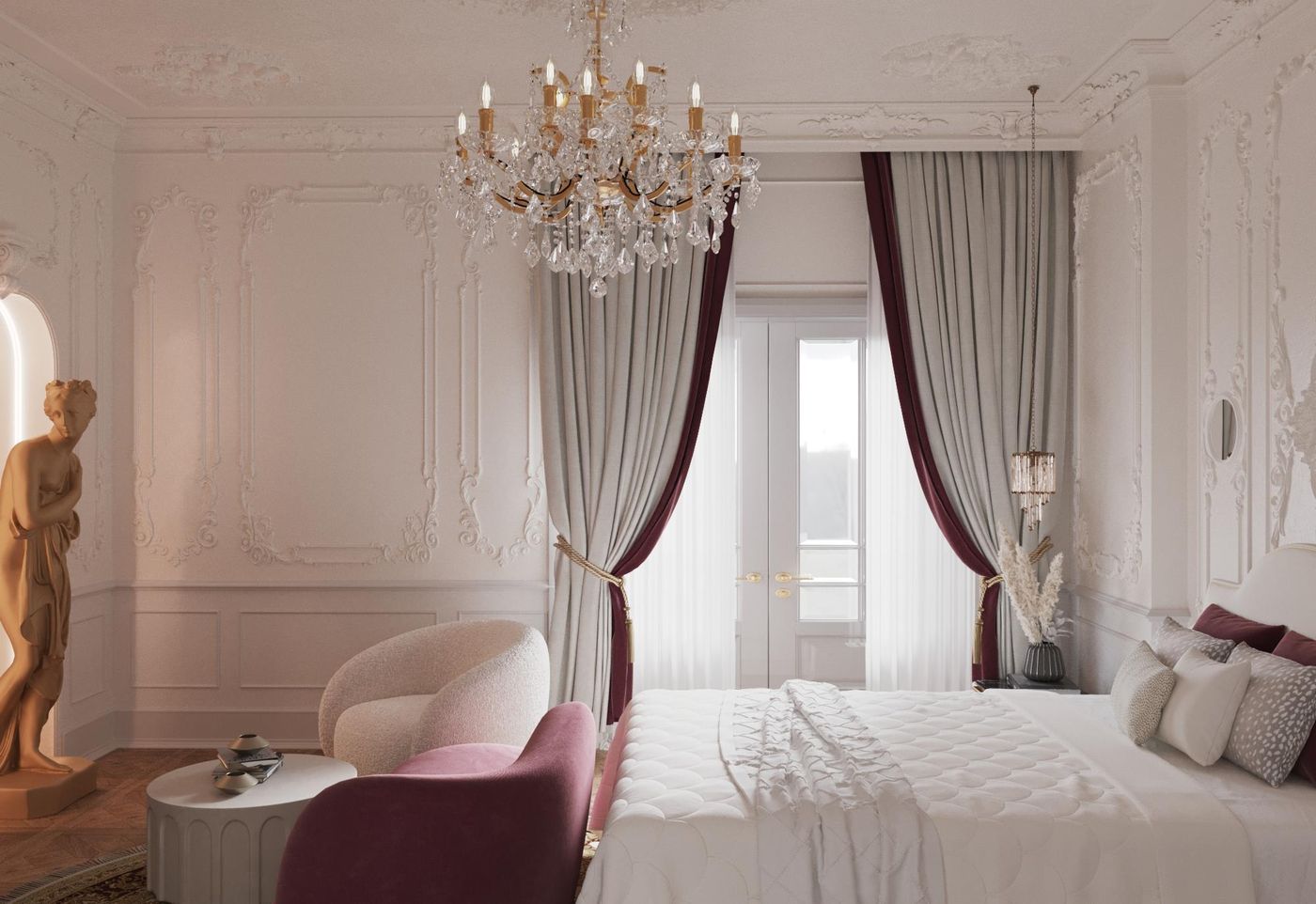 CFC: Bedroom towards the balcony
