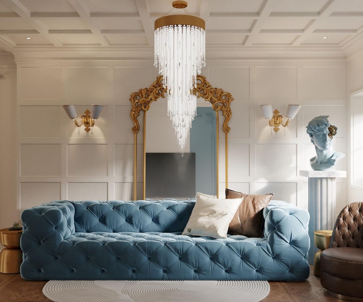 CFC: Living room, the sofa wall