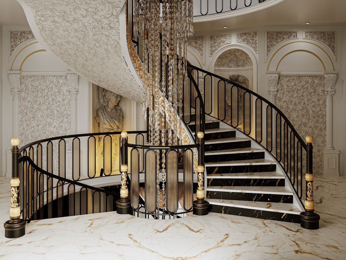 CFC: The stair hall from the landing